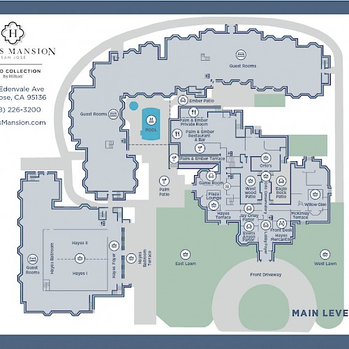 Hayes Mansion San Jose, Curio Collection by Hilton